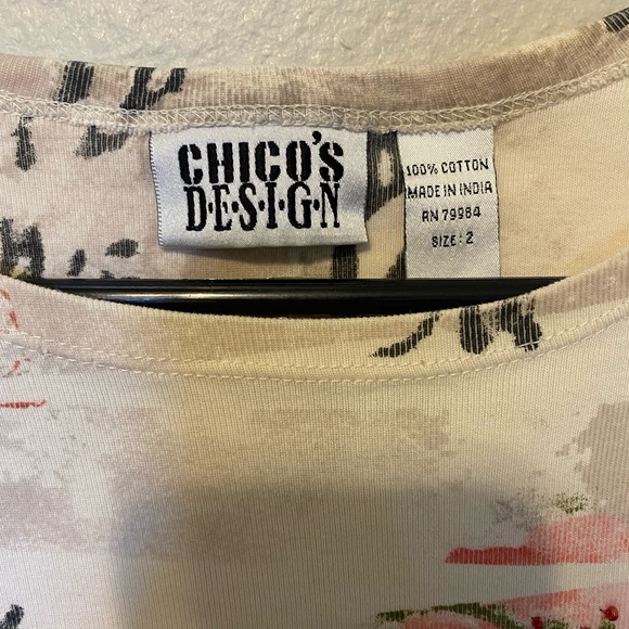 Chico’s Design Patterned Tank - Picture 2 of 5